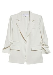 Veronica Beard Battista Scrunched Sleeve Dickey Blazer