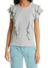 Veronica Beard Bea Ruffle T-Shirt