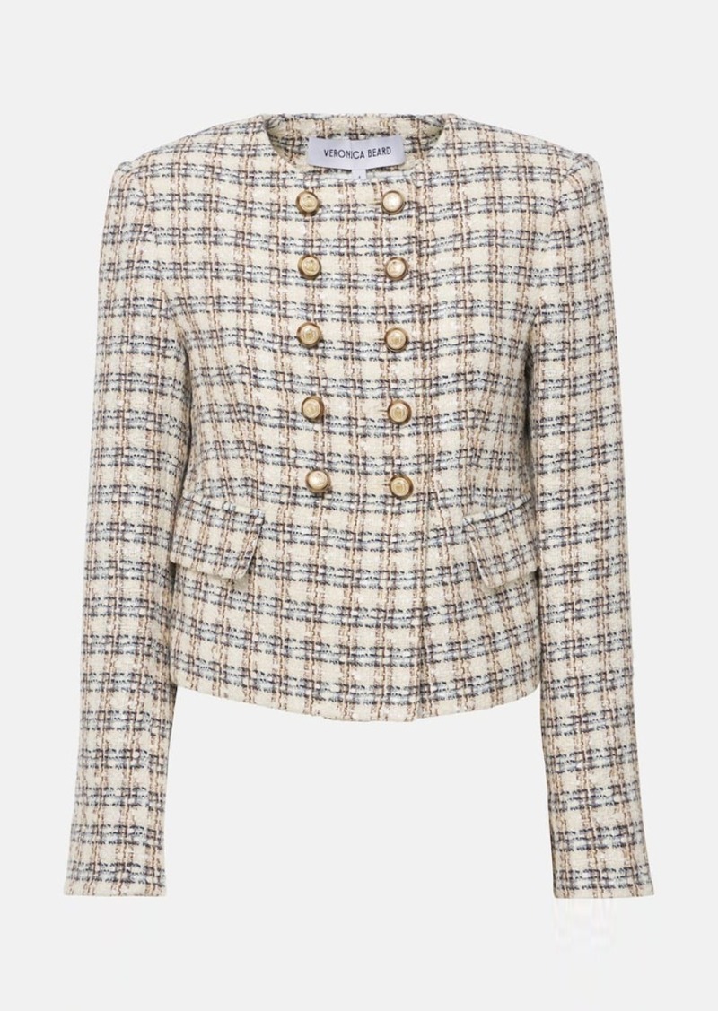 Veronica Beard Bentley checked tweed jacket