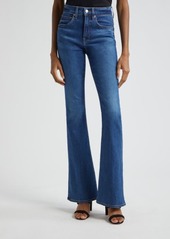 Veronica Beard Beverly High Waist Skinny Flare Jeans