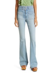 Veronica Beard Beverly Super Stretch Flare Leg Jeans