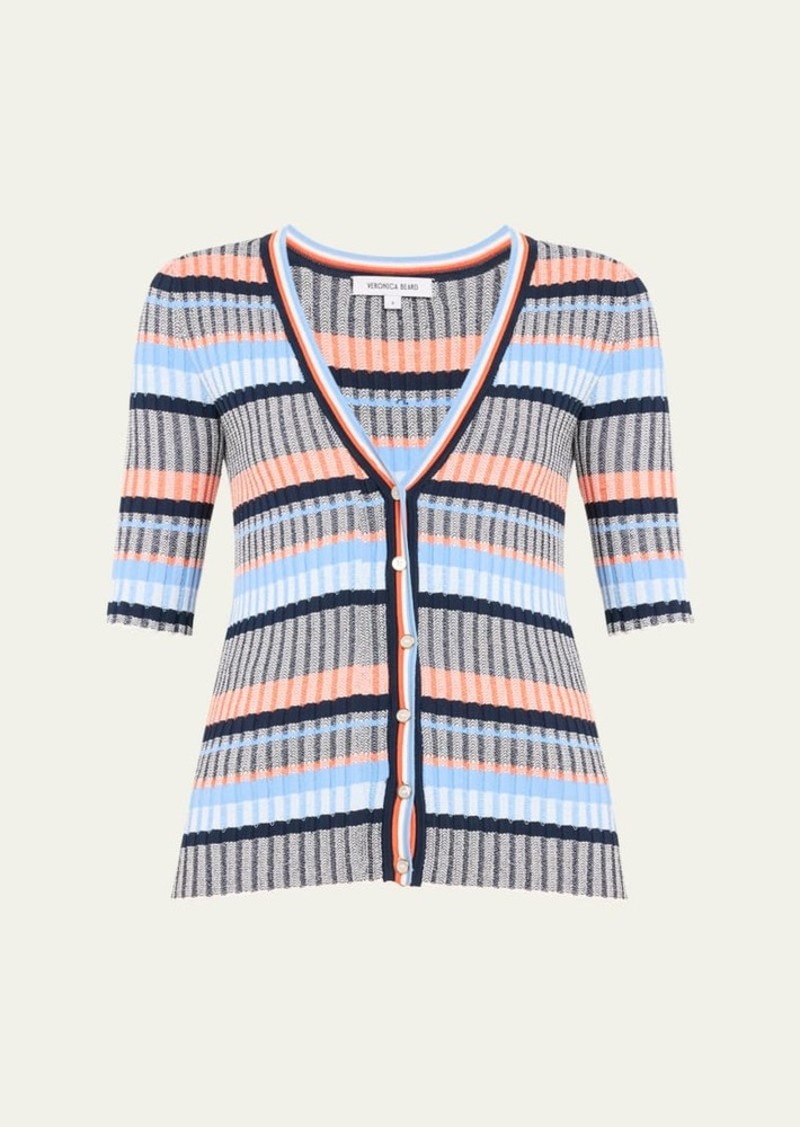 Veronica Beard Calliope Stripe Cardigan