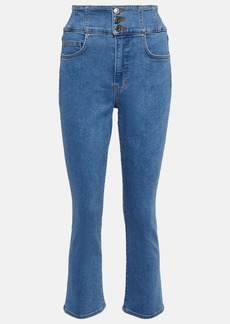 Veronica Beard Carly high-rise kick-flare jeans
