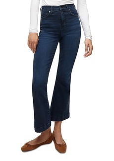 Veronica Beard Carson High Rise Flare Ankle Jeans in Soul Search