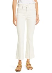 Veronica Beard Carson High Waist Flare Ankle Jeans