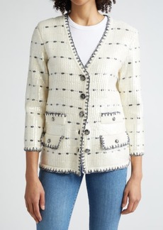 Veronica Beard Ceriani Sequin Sweater Jacket