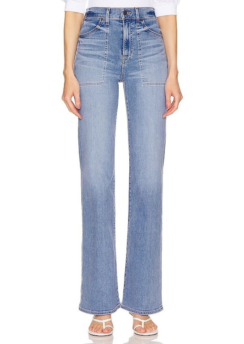 Veronica Beard Crosbie High Rise Skinny Flare