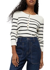 Veronica Beard Dianora Henley Sweater