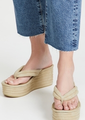 Veronica Beard Geno Platform Thong Sandals