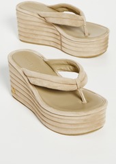 Veronica Beard Geno Platform Thong Sandals