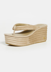 Veronica Beard Geno Platform Thong Sandals