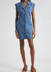 Veronica Beard Jax Sleeveless Denim Minidress