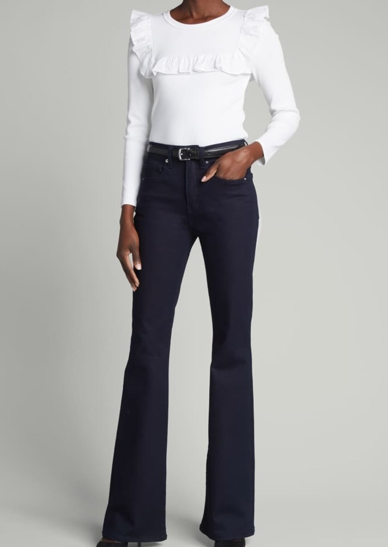 Veronica Beard Beverly High-Rise Skinny Flare Jeans