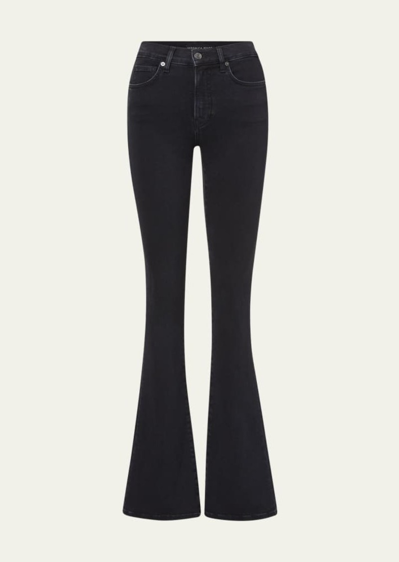 Veronica Beard Beverly High-Rise Skinny Flare Jeans