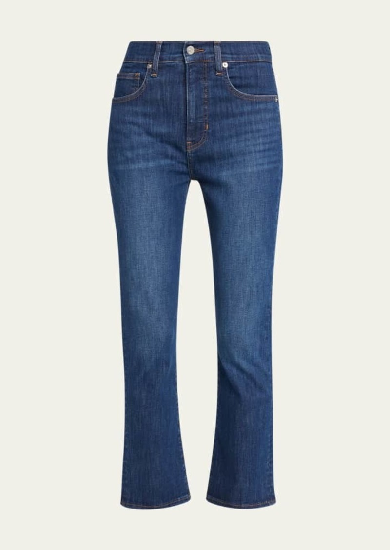 Veronica Beard Carly Kick Flare Ankle Jeans