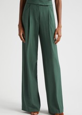 Veronica Beard Marbeau Pleated Wide Leg Pants