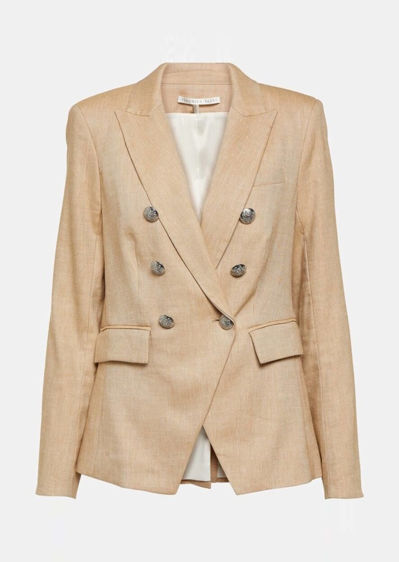 Veronica Beard Miller Dickey linen-blend blazer