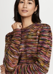Veronica Beard Ravi Merino Wool 2-layer Sweater in Gray