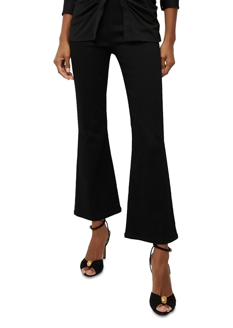 Veronica Beard Carson Off Duty Ankle Flare Jeans in Onyx