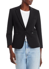 Veronica Beard Schoolboy Zip Pocket Blazer