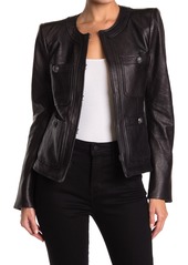 Veronica Beard Shanti Leather Jacket