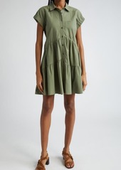 Veronica Beard Trisha Tiered Shirtdress