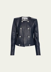 Veronica Beard Winslow Leather Jacket
