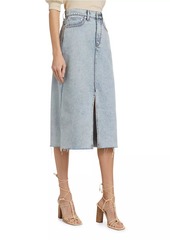 Veronica Beard Victoria Denim Midi-Skirt