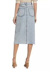 Veronica Beard Victoria Denim Midi-Skirt