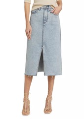 Veronica Beard Victoria Denim Midi-Skirt