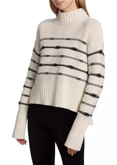 Veronica Beard Viori Wool-Blend Striped Sweater