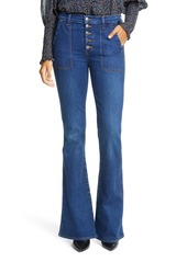 Women's Veronica Beard Beverly High Waist Skinny Flare Jeans
