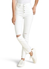 Women's Veronica Beard Ryleigh High Waist Slim Straight Leg Jeans