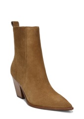 Veronica Beard Sanai Pointed Toe Bootie in Walnut at Nordstrom