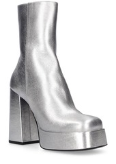 Versace 120mm Metallic Leather Boots