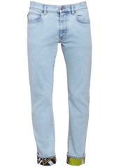 Versace 17.5cm American Dream Cotton Denim Jeans