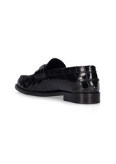 Versace 25mm Leather Loafers