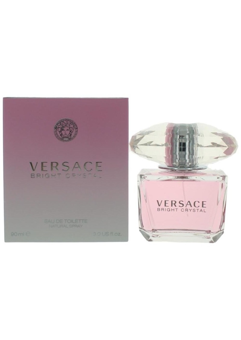 2pcs Versace Bright Crystal by Versace, 3 oz Eau De Toilette Spray for Women