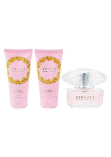 Versace 3-Piece Bright Crystal Shower Gel, Body Lotion, & Eau De Toilette Set