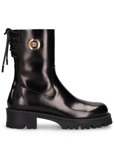 Versace 35mm Leather Ankle Boots