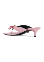 Versace 45mm Satin Thong Sandals