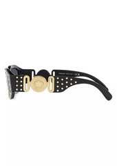 Versace 53MM Hexagonal Sunglasses