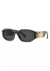 Versace 53MM Hexagonal Sunglasses