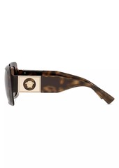 Versace 54MM Rectangular Sunglasses