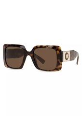 Versace 54MM Rectangular Sunglasses