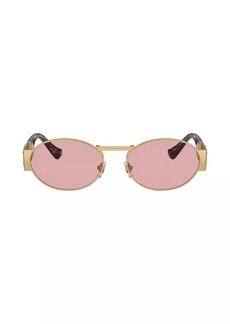 Versace 56MM Oval Sunglasses