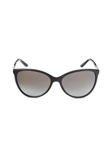 Versace Pilot 58MM Cat Eye Sunglasses