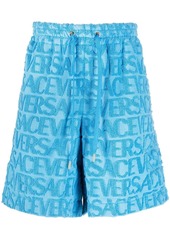 Versace Allover towel shorts