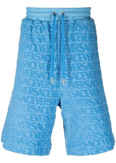 Versace Allover towel shorts