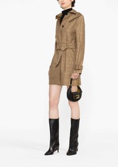 Versace Allover logo-jacquard trench coat